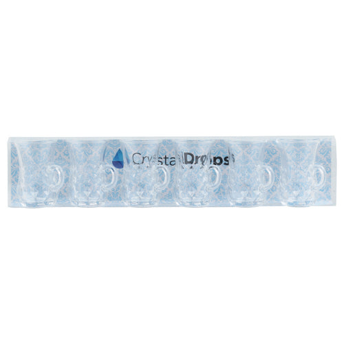 Crystal Drops Istikan Glass Cup, 6 pcs, VRTEQ004