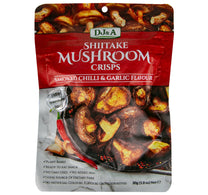 DJ&A Shitake Mushroom Crisps Smoked Chilli & Garlic Flavour 30 g