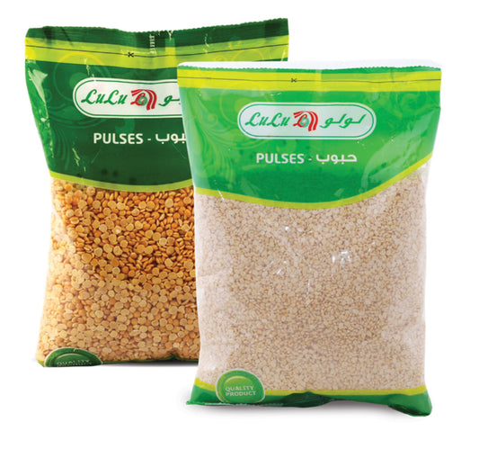 Lulu Toor Dal 1 kg + Urid Dal Value Pack 1 kg