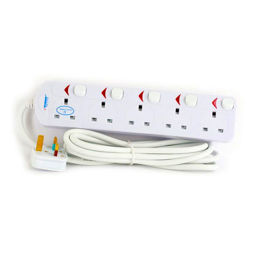 مقبس تمديد 5 منافذ TPB-835UK بطول 3 أمتار