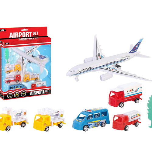 Power Joy Airport Play Set, 7 pcs, GT-C8436