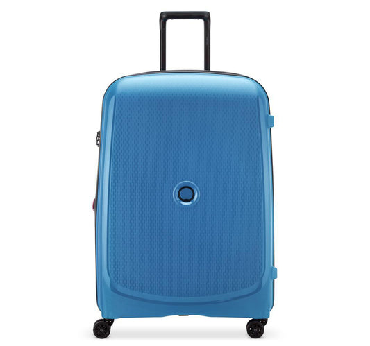 Delsey Belmont Plus Non Expandable 4 Wheels Hard Trolley, 55 cm, Blue