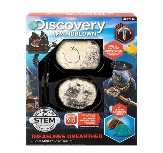 Discovery Mindblown Excavation Kit Mini Treasure 2pc 1423004