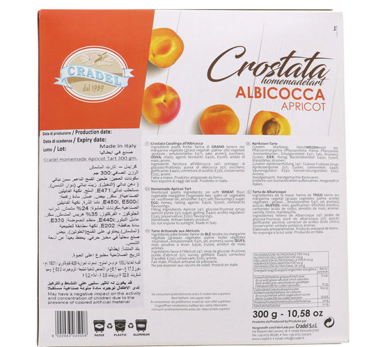 Cradel Crostata Homemade Apricot Tart 300 g