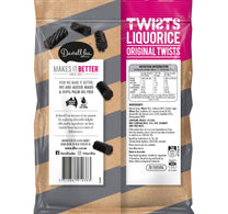Darrell Lea Twists Liquorice 280 g