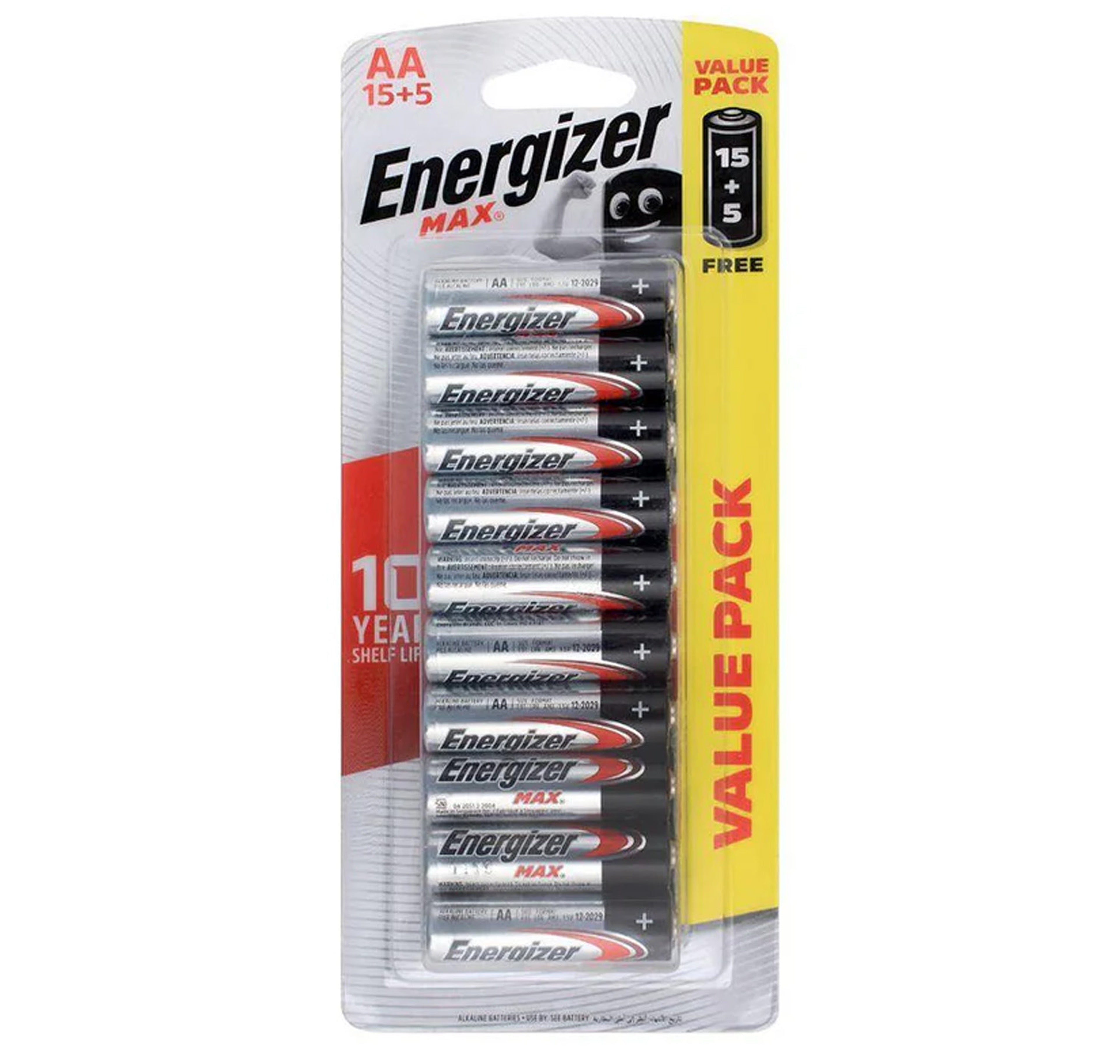 Energizer Max AA Battery, 20 pcs – Shefs