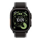 Apple Watch Ultra 3 GPS + Cellular Smartwatch, 49 mm Black Titanium Case with Black/Charcoal Trail Loop (M/L), MF1H4AF/A