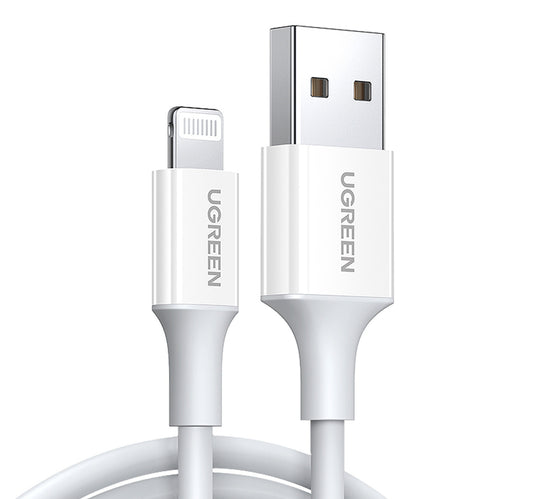 Ugreen USB-A to Lightning Cable, 2 m, White, 20730