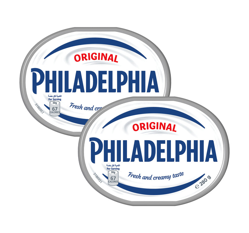 Philadelphia Original Cheese Spread Value Pack 2 x 280 g Lulu Hypermarket
