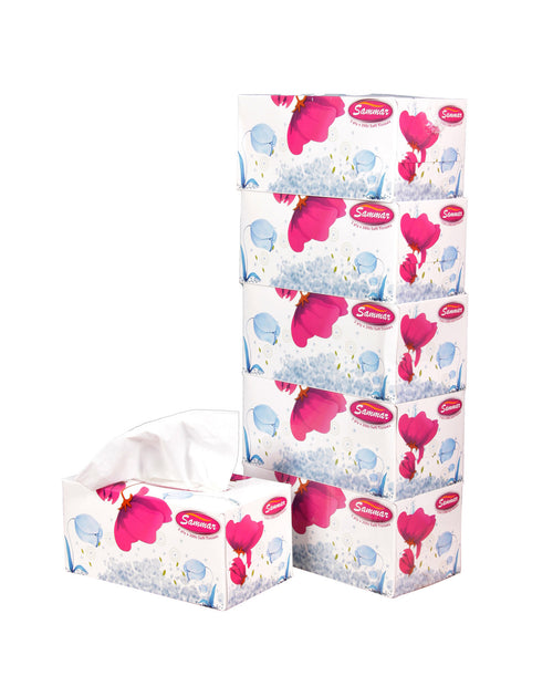 Sammar Facial Tissue 2Ply 5 x 200 Sheets
