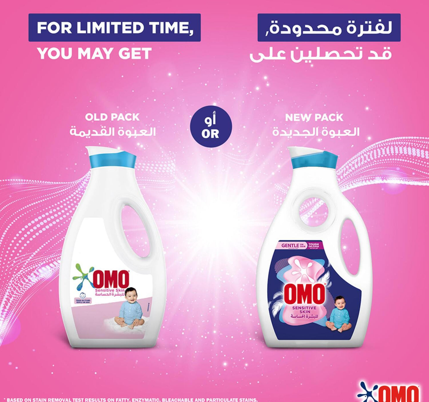 Omo Liquid Laundry Detergent, For Sensitive Skin 900 ml