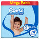 حفاضات أطفال سانيتا بامبي عبوة كبيرة مقاس 5 كبير جدًا 12-22 كجم 74 قطعة