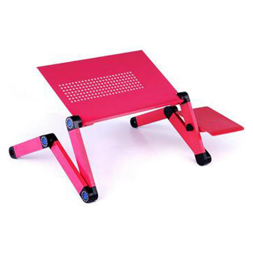 Maple Leaf Home CH Aluminum Laptop Table, Pink, 804