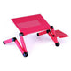 Maple Leaf Home CH Aluminum Laptop Table, Pink, 804