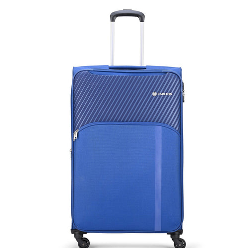 Carlton Striker Plus 4 Wheel Soft Trolley 69cm Blue