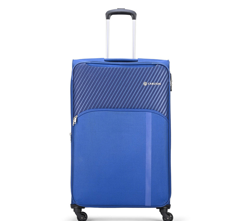 Carlton Striker Plus 4 Wheel Soft Trolley 69cm Blue