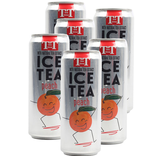Tea Time Peach Ice Tea 6 x 330 ml