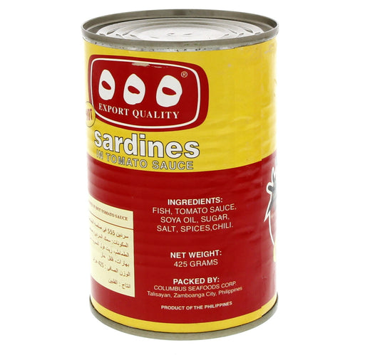 555 Hot Sardines In Tomato Sauce 425 g