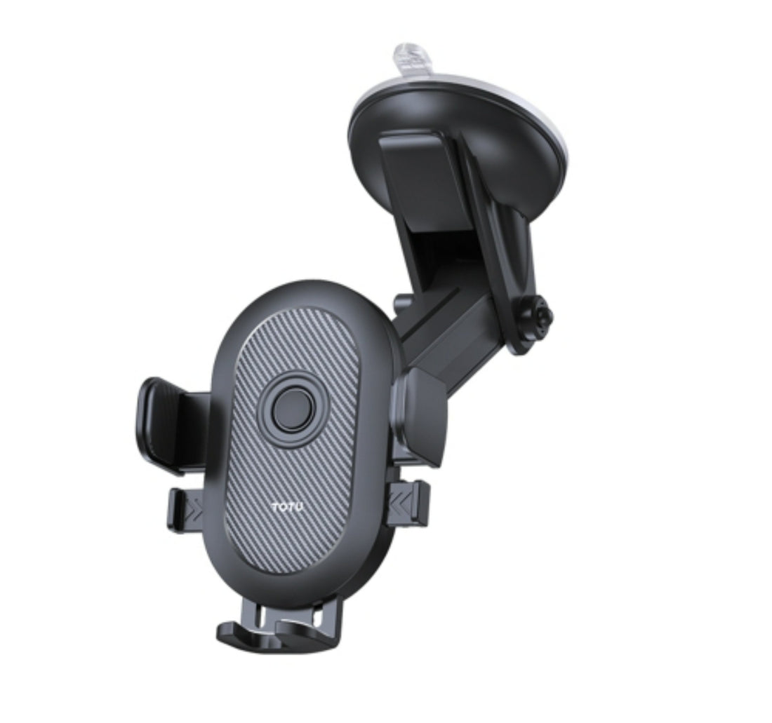 TOTU CH-3 Series One-Touch Locking Car Holder, Black