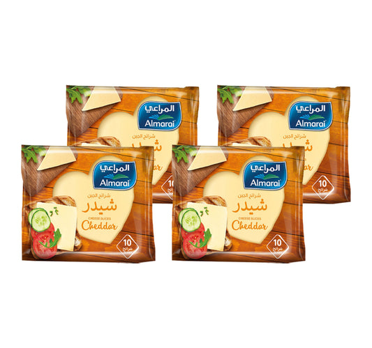 Almarai Cheddar Cheese Slices 4 x 200 g