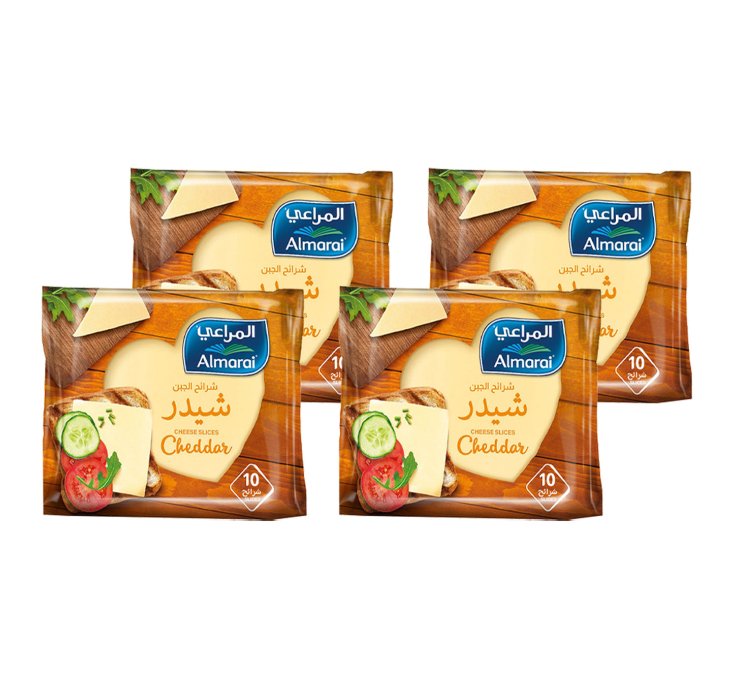 Almarai Cheddar Cheese Slices 4 x 200 g