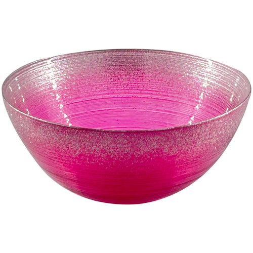 Glascom Decorative Glass Bowl 1pc, Assorted, MRMR-111 718 01303