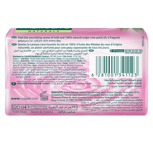 Palmolive Naturals Soap Milk & Rose 120 g