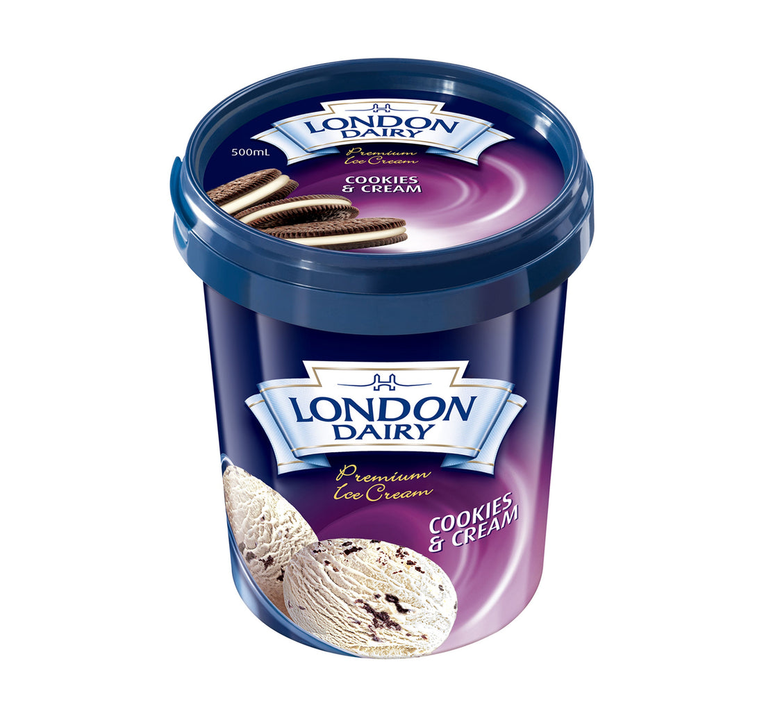 London Dairy Cookies & Cream Ice Cream 500 ml