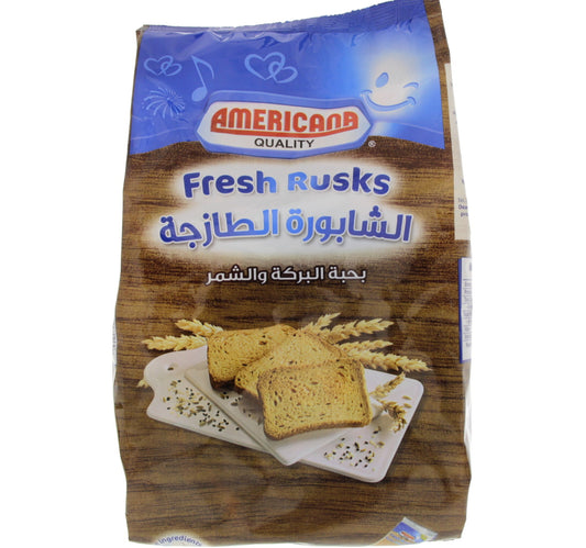Americana Fresh Rusks with Black Seeds & Fennel 375 g