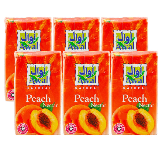 Awal Peach Nectar 6 x 125 ml
