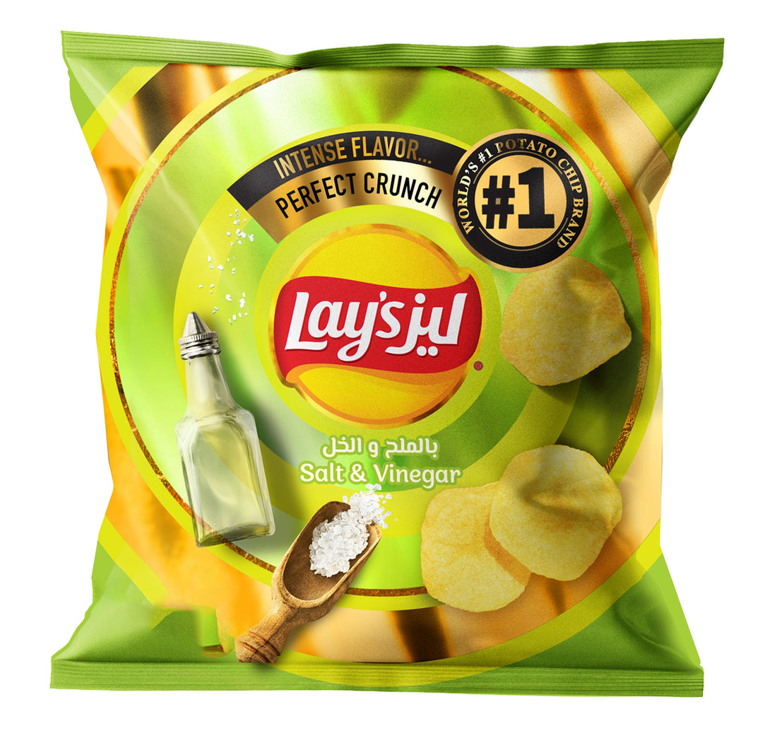 Lay's Salt & Vinegar Potato Chips 21 x 11 g