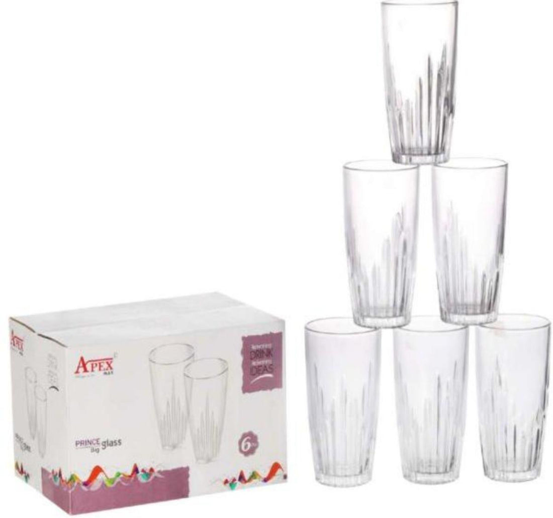 Apex Max Prince Glass Set, 6 pcs, 200 ml