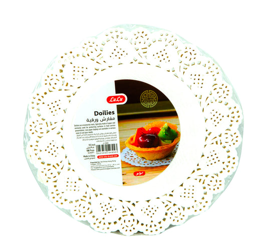 LuLu Disposable Paper Doilies 9.5inch 100pcs