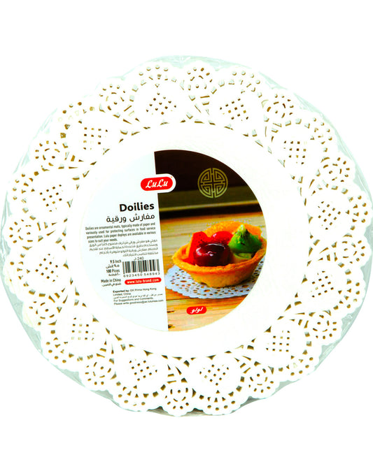 LuLu Disposable Paper Doilies 9.5inch 100pcs