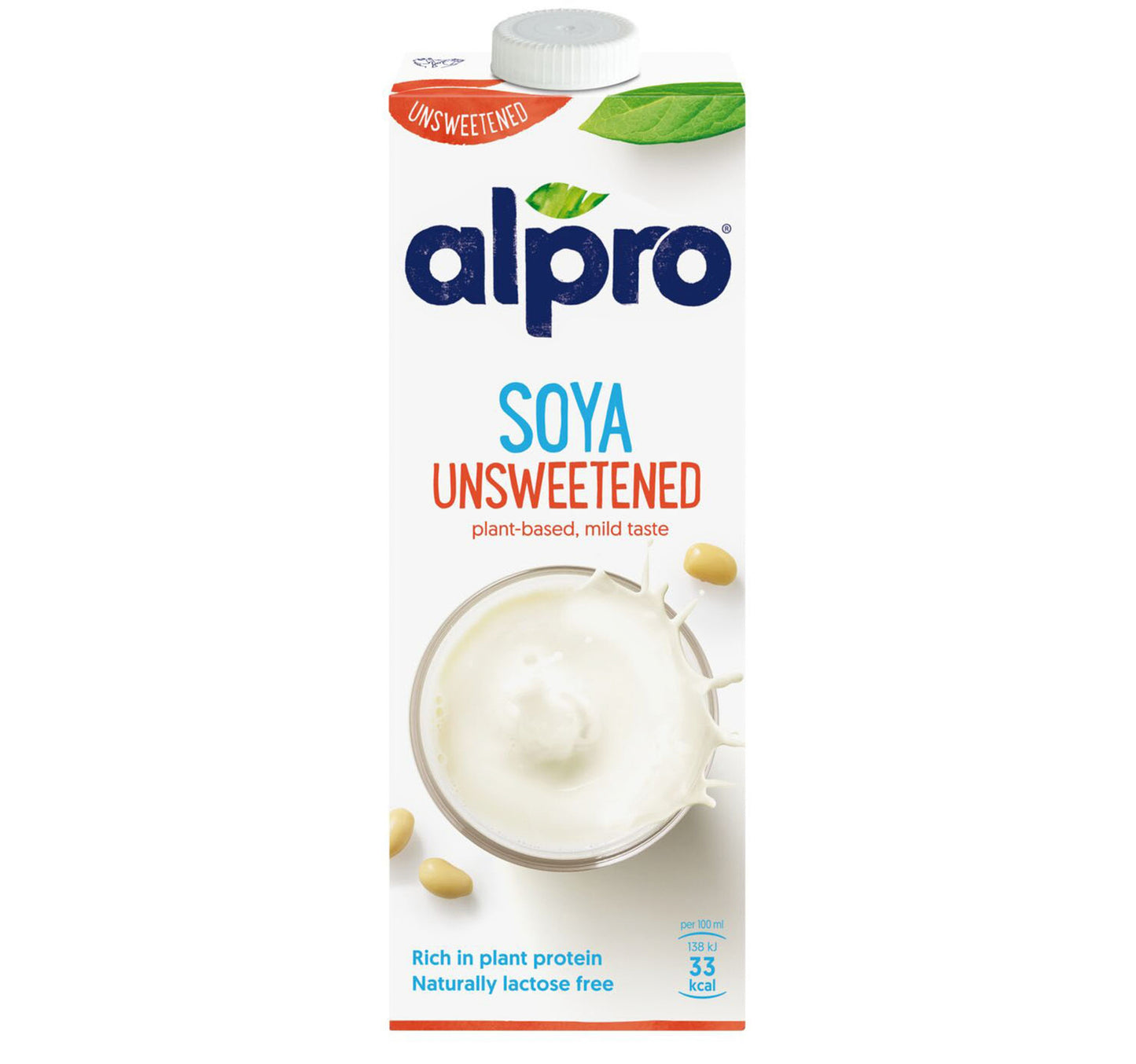 ألبرو - حليب الصويا خالي من السكر 1 لتر
