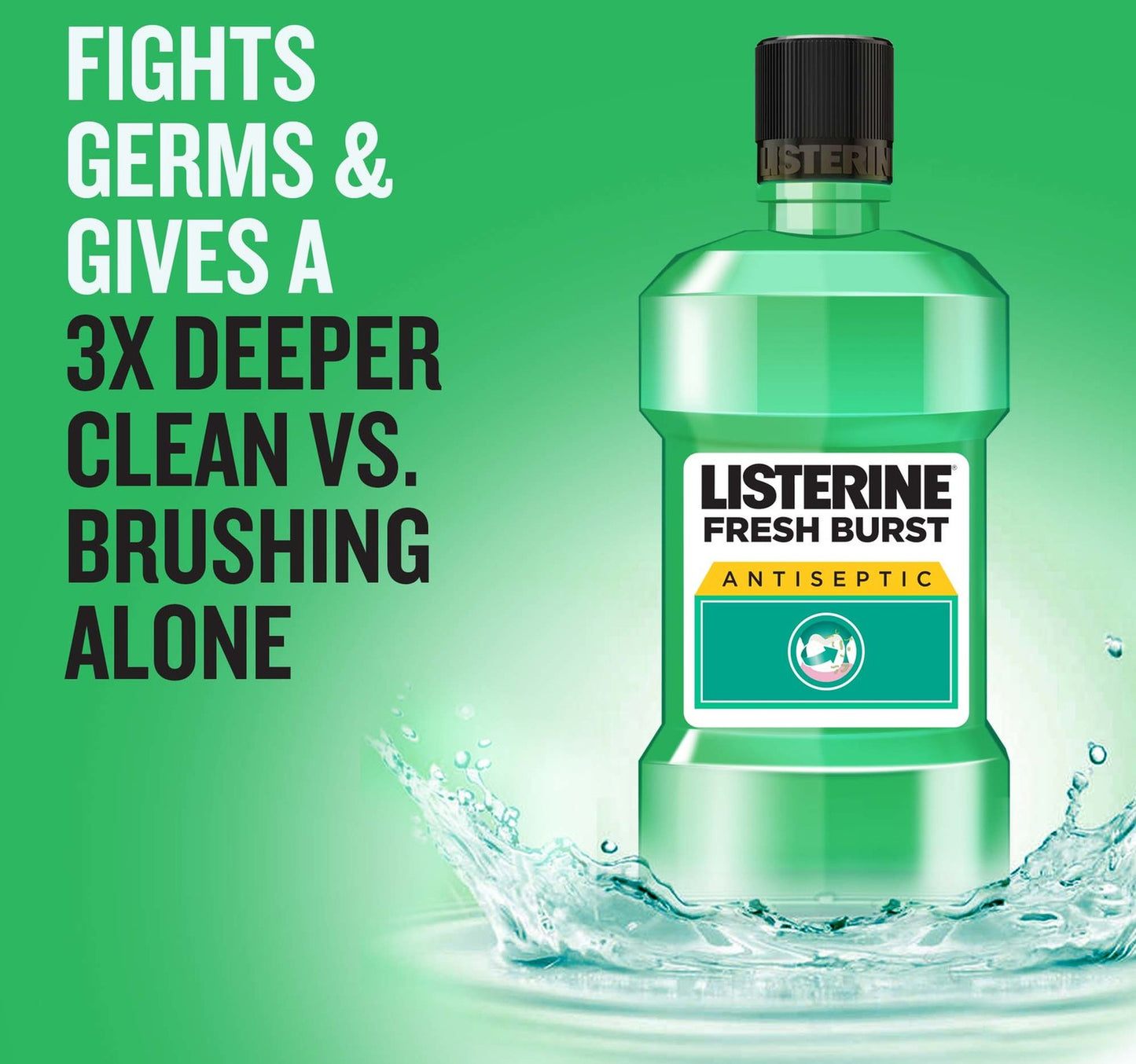 Listerine Mouthwash Fresh Burst 250 ml