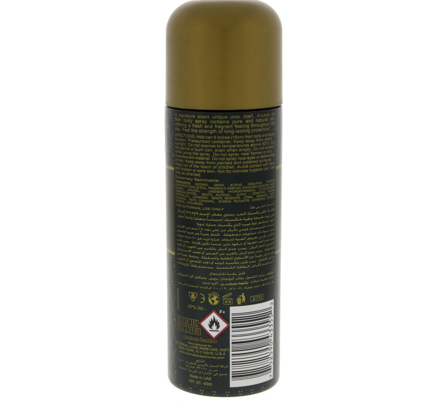 Eternal Love X'Louis Body Spray for Men 200 ml