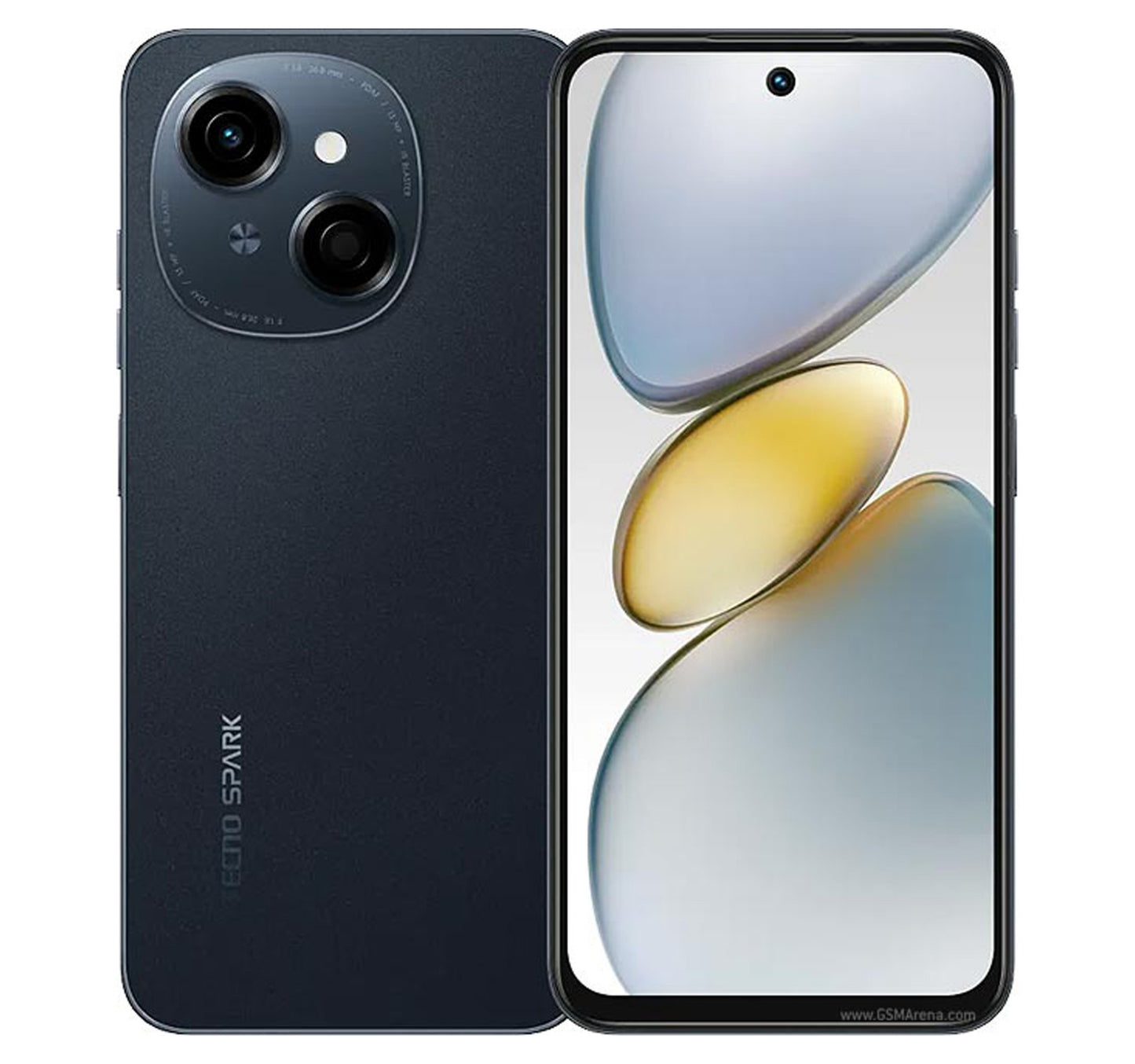 Tecno Spark Go1 LTE Smartphone, 4 GB RAM, 128 GB Storage, Startrail Black, KL4