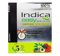 Indica Easy Hair Colour Natural Black 32.5 ml