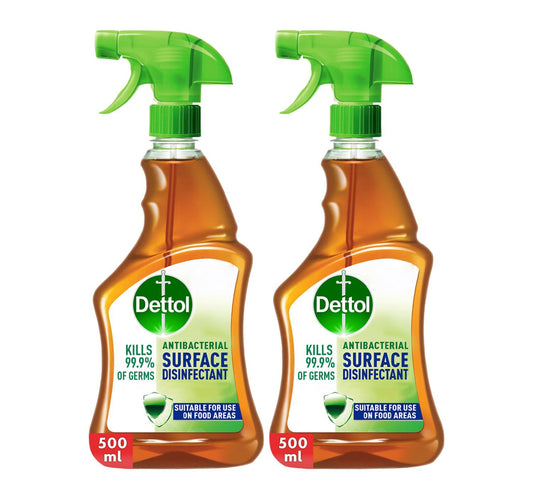 Dettol Anti-Bacterial Surface Disinfectant Value Pack 2 x 500 ml