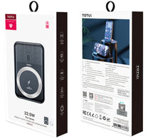 Totu Wireless Charging Power Bank, 10000mAh, Black, CPBW-07