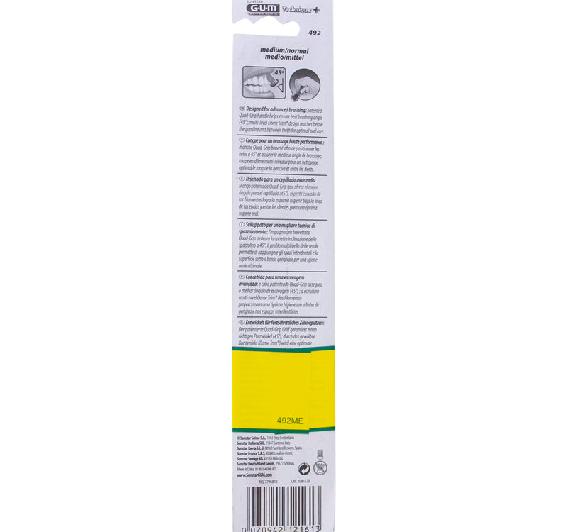 GUM Toothbrush Technique Medium 492 1 pc