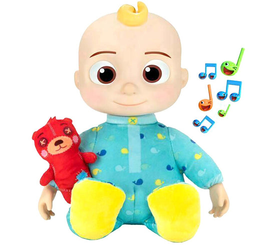 دمية كوكوميلون الرسمية المحشوة بوقت النوم JJ مقاس 10 بوصات مع صوت CMW0016