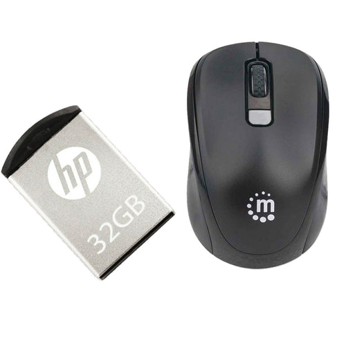 HP Flash Drive 32GB + Wireless Mouse FD222