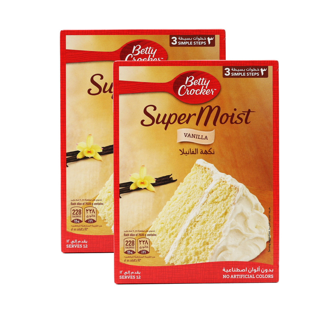 مزيج كيك بيتي كروكر بنكهة الفانيليا ٢ × ٥٠٠ غرام