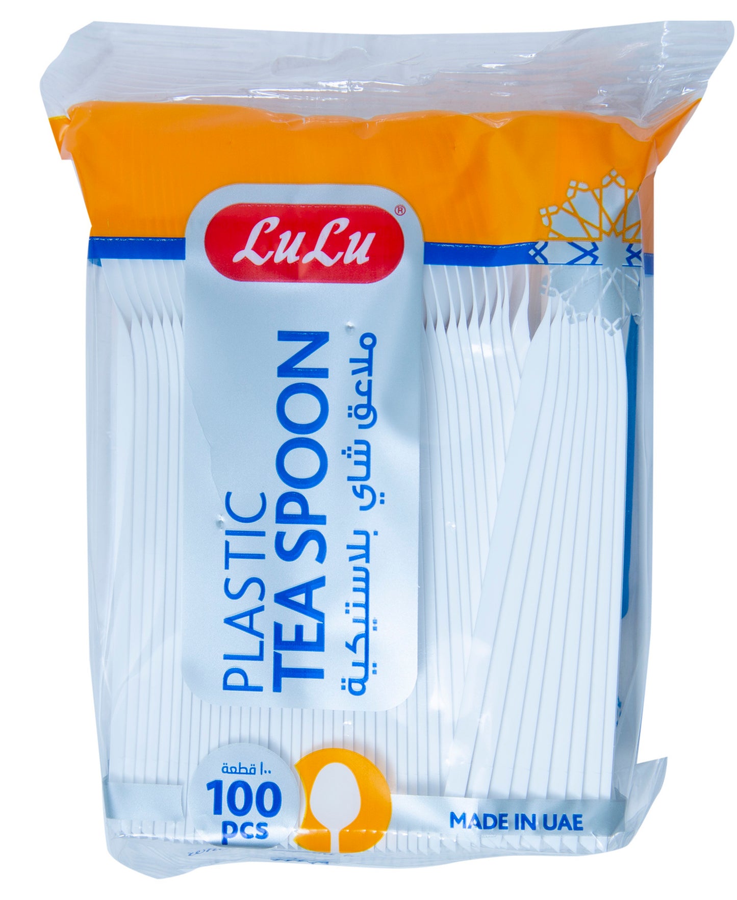 ملعقة شاي بيضاء من لولو، 100 قطعة
