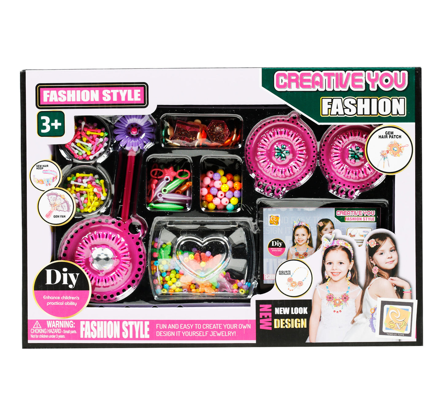 مجموعة مجوهرات خرز فابيولا DIY، 9062-3