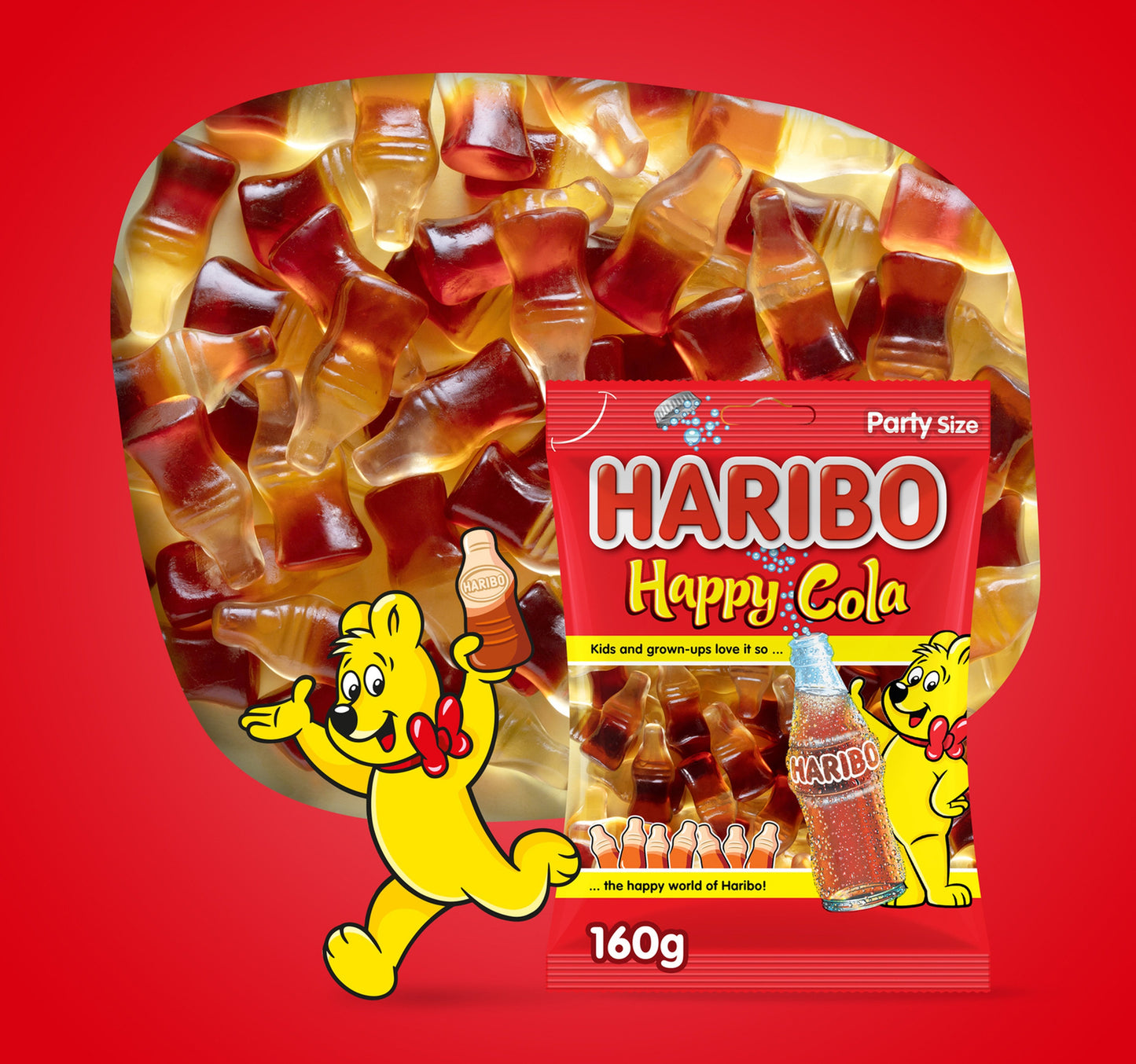 Haribo Happy Cola Gummy Candy 200 g