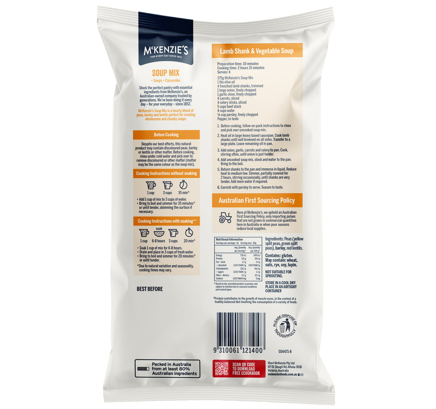 McKenzie's Soup Mix 500 g