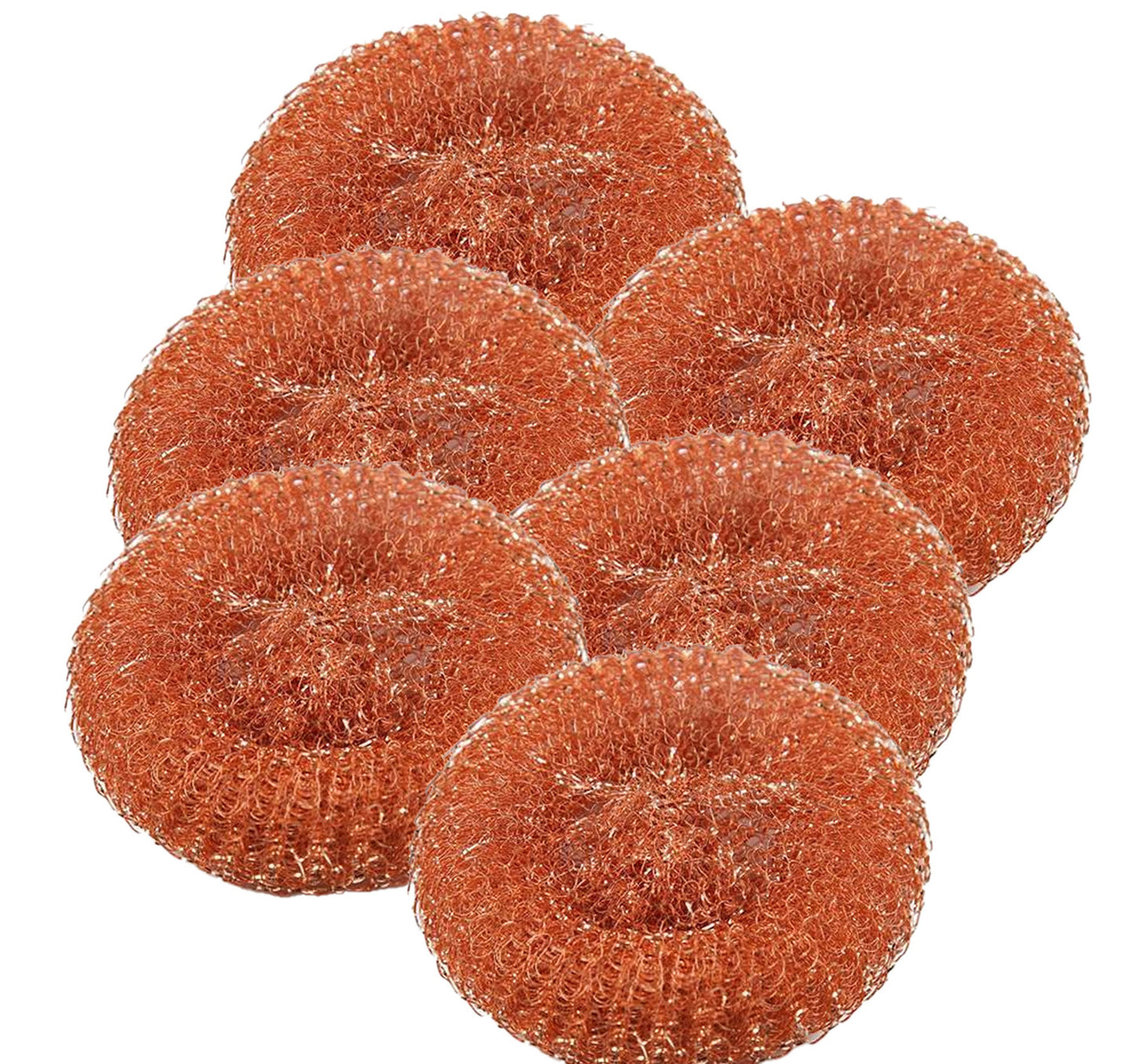 Home Mate Copper Mesh Scourer 6 pcs